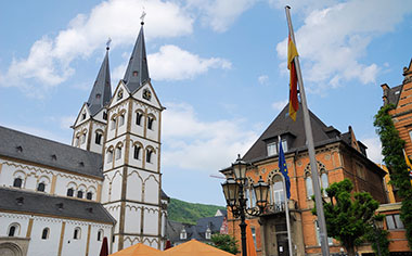 St Severus Church in the Market Place in Boppard
